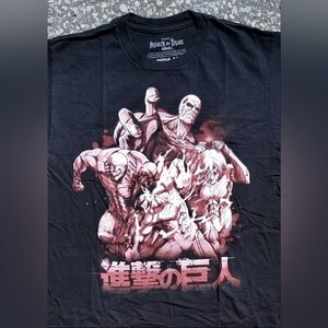 2018 Attack on Titan 2 Manga Anime Print T-Shirt (M)